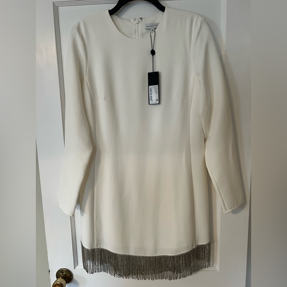 Gianni Bini White Fringe Dress - Picture 3 of 6